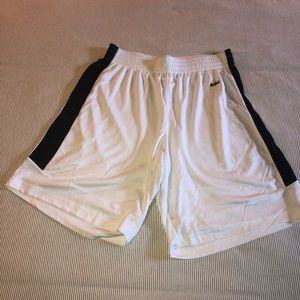 Eastbay men’s basketball shorts. White